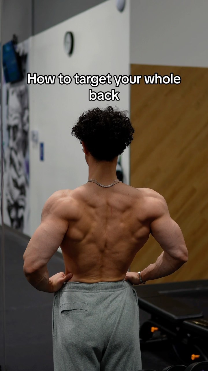 How to target your whole back 🦾 Follow me for more fitness tips & workouts :) �