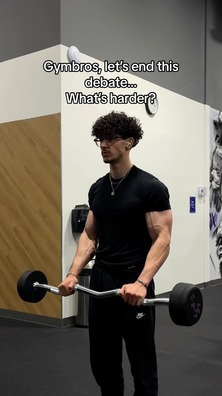 What’s harder? 🤔 Follow me for more fitness tips & workouts :)
